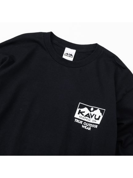 カブー KAVU True Logo LS Tee トレッキング アウトドア 長袖Tシャツ ユニセックス