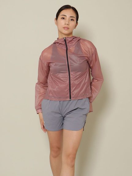 カティオン スポーツ アンド ウェルネス KATION SPORTS & WELLNESS ナイロンリップ フルジップフーディフレア LADIES レディーススポーツウェア ライトアウターウェア レディース