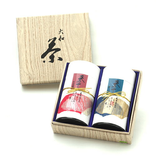 大和茶詰合せ（かぶせ茶160g×1缶、煎茶160g×1缶）