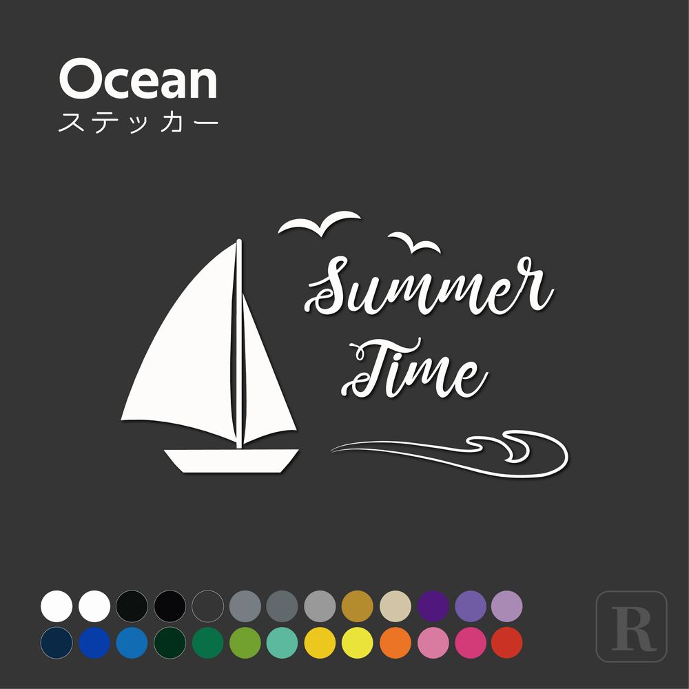 サーフィン グッズ ステッカー ハワイ カッティング 切り文字 車 サーフボード サーファー アウトドア おしゃれ シール 雑貨 デカール R-sf010