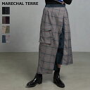 ポイント10倍!【MARECHAL TERRE マルシャルテル】タイトフレアーデザインスカート ■送料無料■ デザインスカート ラップスカート風 レイヤードデザイン タイトスカート カジュアル 2025AUTUMN 新作 ZMT254SK319