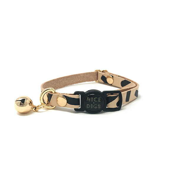 【NICE DIGS ナイスディッグス】TIGGY CAT COLLAR キャットカラー レザー ハンドメイド■ネコポス対応■ 00352401DG014