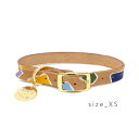 【SALE20%OFF】【NICE DIGS ナイスディグス】ROCK CANDY LEATHER DOG COLLAR / XSサイズ ドッグカラー レザー ...