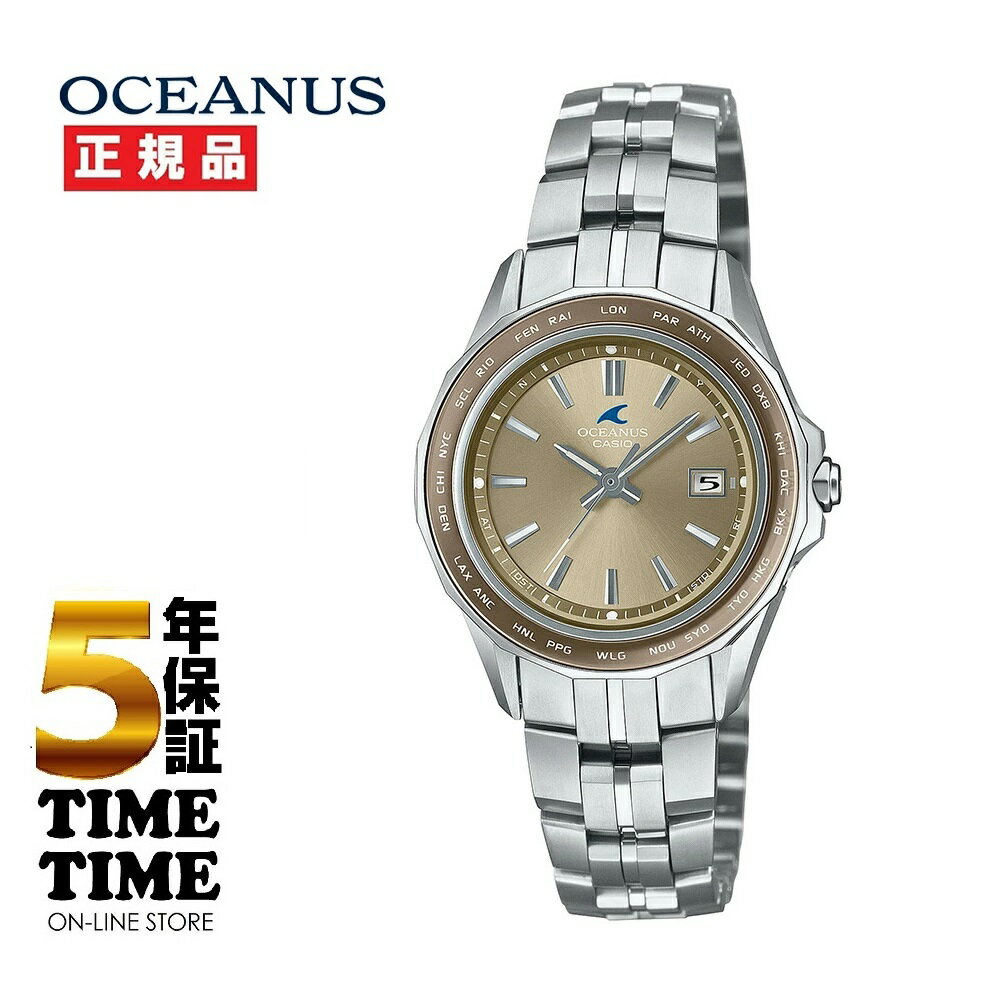 Rakuten - CASIO カシオ OCEANUS オシアナス Manta マンタ ソーラー電波 チタン ペールベージュ ペアモデル OCW-S40-5AJF 【安心の5年保証】