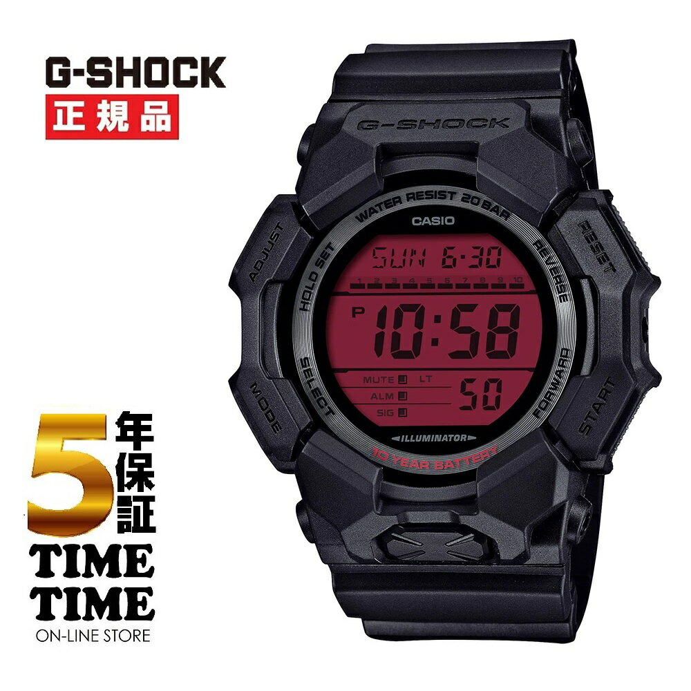 【楽天ファッション対象ストア！10％クーポン付】CASIO カシオ G-SHOCK Gショック メンズ デジタル オールブラック カラー液晶 GD-010BBR-1JF 【安心の5年保証】