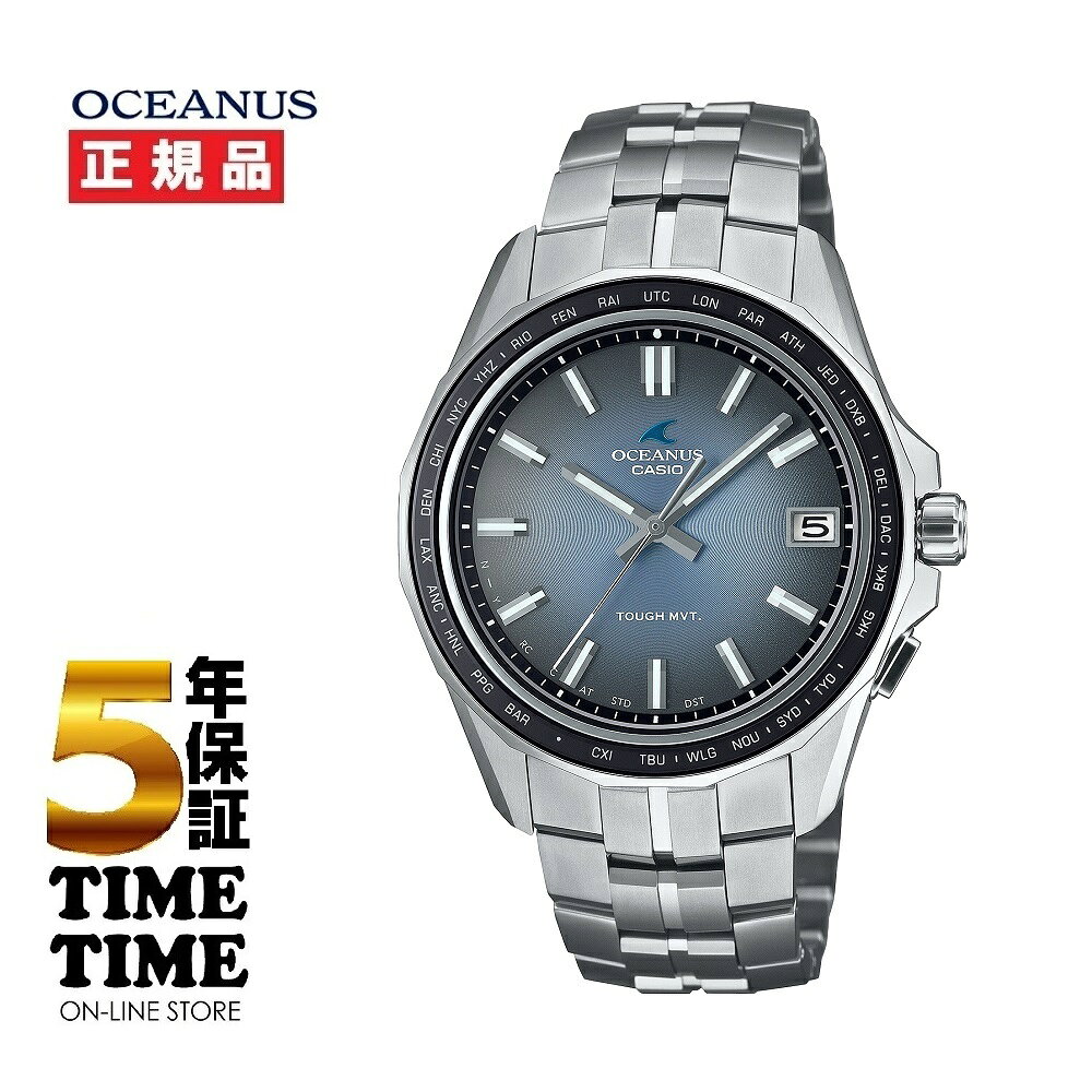 乐天商城 - CASIO カシオ OCEANUS オシアナス Manta マンタ ソーラー電波 チタン ペアモデル OCW-S400RA-2AJF【安心の5年保証】