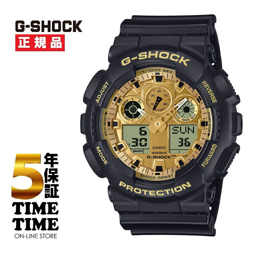 CASIO カシオ G-SHOCK Gショック GA-100GGB-1A9JF BLACK&GOLD【安心の5年保証】