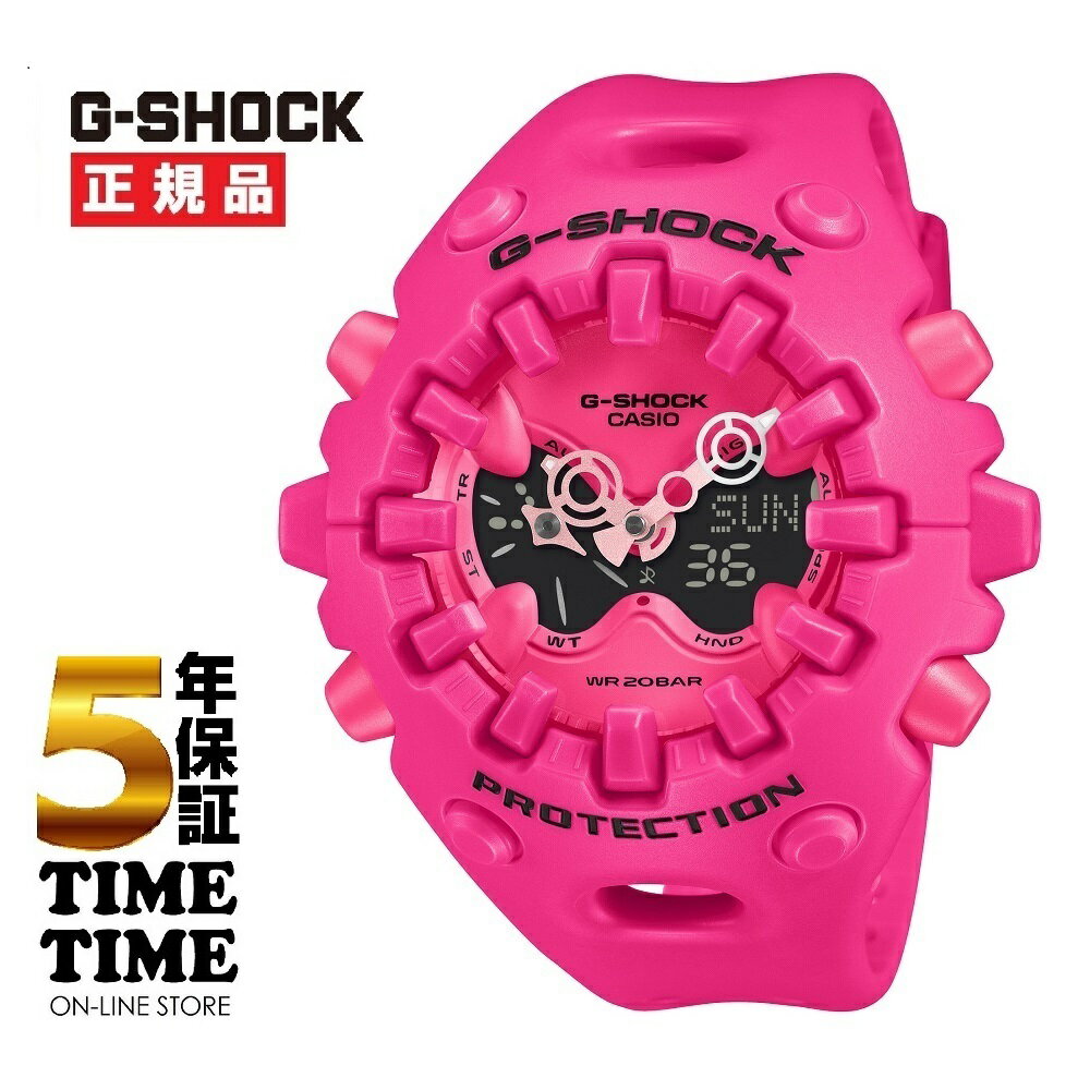 Rakuten - 【27日10時まで最大2,000円OFFクーポン！ポイント最大47倍】CASIO カシオ G-SHOCK Gショック ピンク 大容量電池採用モデル GA-V01-4AJF【安心の5年保証】