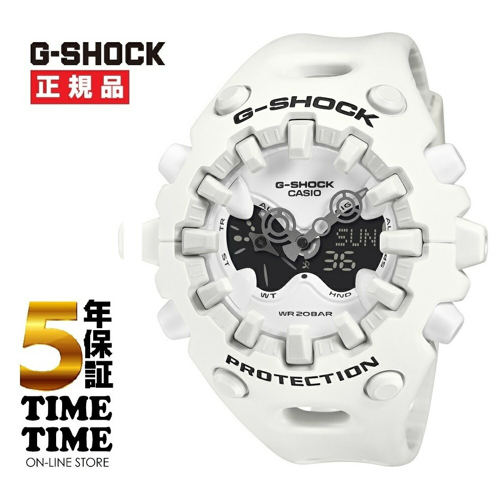 Rakuten - 【27日10時まで最大2,000円OFFクーポン！ポイント最大47倍】CASIO カシオ G-SHOCK Gショック ホワイト 大容量電池採用モデル GA-V01-7AJF【安心の5年保証】