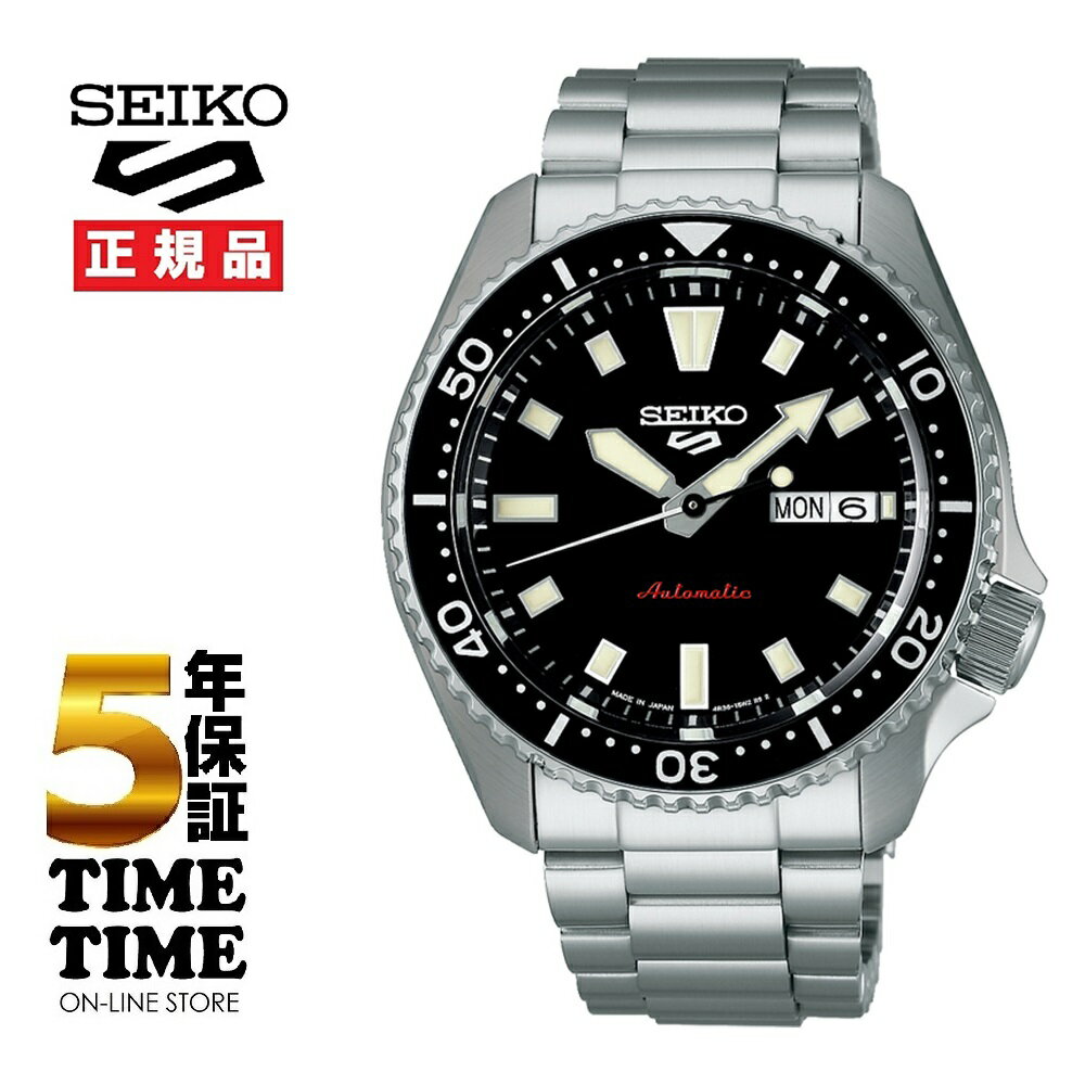 楽天時計専門店タイムタイム【楽天ファッション対象ストア！10％クーポンあり】Seiko 5 Sports セイコー5 スポーツ SKX Suits Style メカニカル ブラック SBSA305 【安心の5年保証】