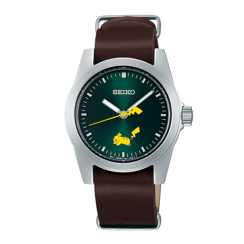 【最大2000円OFFクーポン＆店内ポイント最大46倍】SEIKO SELECTION セイコーセレクション ポケモンコラボ ピカチュウ/グリーンモデル SCXP177 数量限定1,200本 【安心の3年保証】のサムネイル
