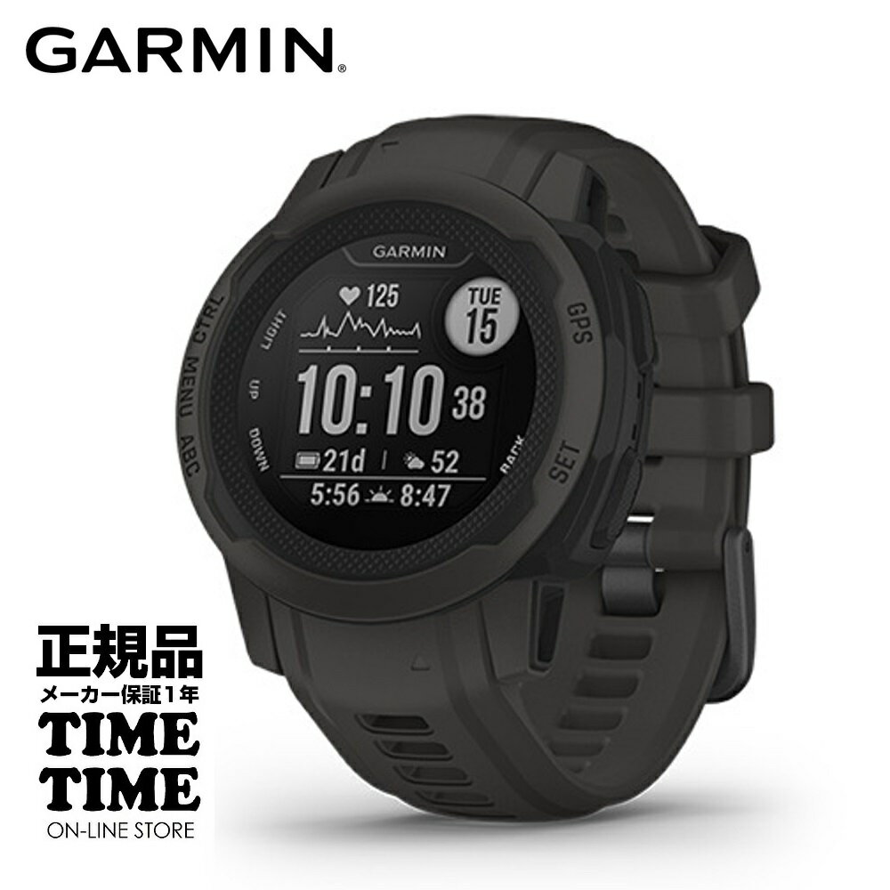 GARMIN ガーミン Instinct 2S インスティンクト2S Graphite 010-02563-40 【安心のメーカー1年保証】 血中酸素トラッキング Suica対応