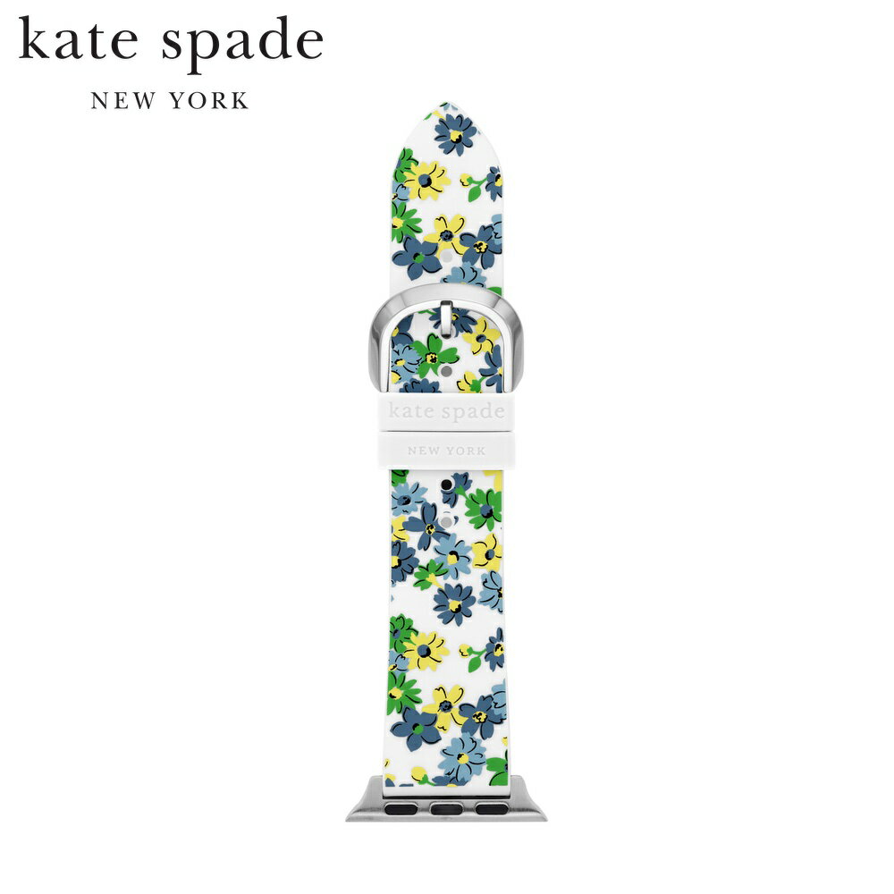 ケイト・スペード ニューヨーク Kate Spade ケイトスペード Apple Watch用ベルト アップルウォッチ シリコン 38/40/41mm対応 ホワイト KSS0123