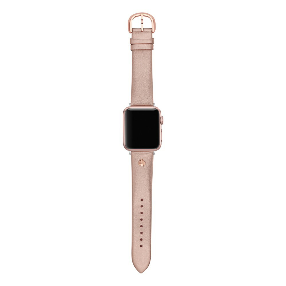 【11日26時までポイント最大47倍！最大2000円OFFクーポン】Kate Spade ケイトスペード Apple Watch用ベルト アップルウォッチ レザー 38/40/41mm対応 ローズゴールド KSS0044