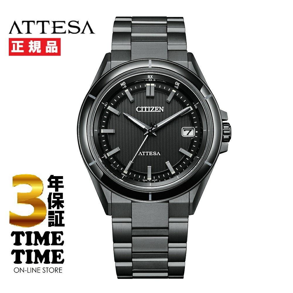 CITIZEN シチズン ATTESA アテッサ ACT Line エコ・ドライブ電波 ブラックチタン CB3035-72E 【安心の5年保証】