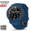 【期間限定価格】GARMIN ガーミン Instinct Crossover Dual Power インスティンクト クロスオーバー Tidal Blue スマートウォッチ ソーラー充電 アウトドア Suica対応 010-02730-42 【安心のメーカー1年保証】