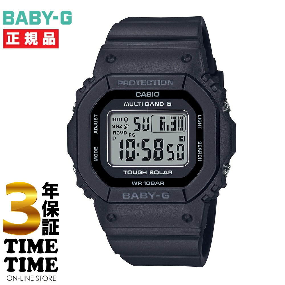 楽天時計専門店タイムタイムCASIO カシオ BABY-G ベビーG ソーラー電波 ブラック BGD-5650-1JF 【安心の3年保証】