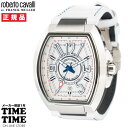 roberto cavalli BY FRANCK MULLER ロベルト・カヴァリ バイ フランク・ミュラー 自動巻 ホワイト RV1G207L0021 メンズ 【安心の1年保証】