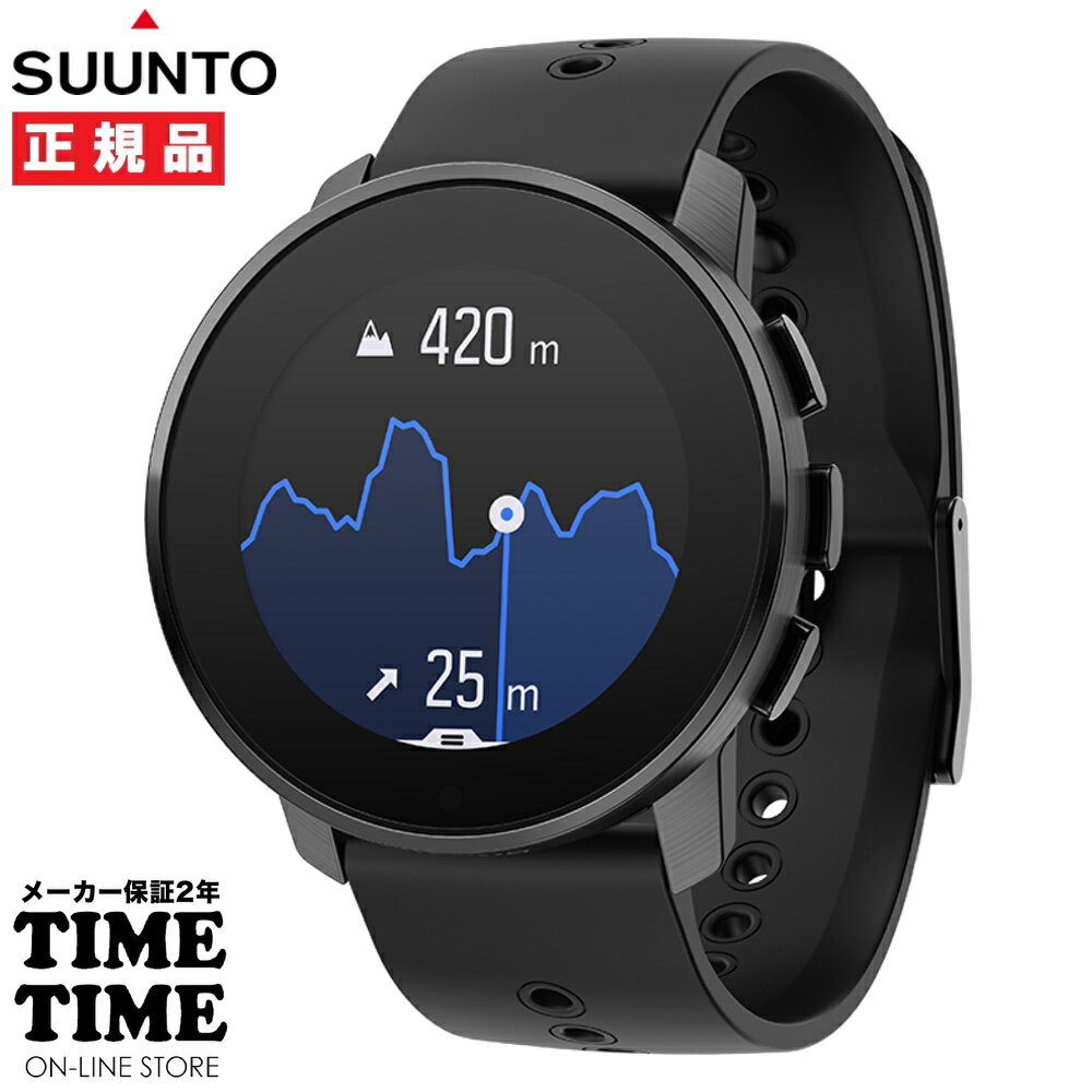 【最大2 000円OFFクーポン＆エントリーでポイント最大46倍 】SUUNTO 9 PEAK スント9ピーク ALL BLACK TITANIUM スマートウォッチ アウトドア SS050889000 【安心のメーカー2年保証】