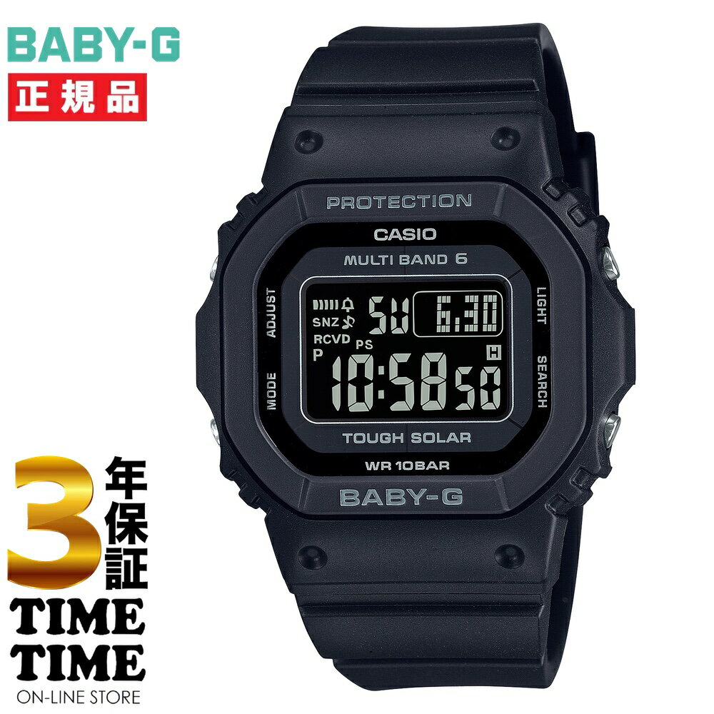 【最大2,000円OFFクーポン＆エントリーでポイント最大47倍！】CASIO カシオ BABY-G ベビーG ソーラー電波 デジタル ブラック BGD-5650-1CJF 【安心の3年保証】