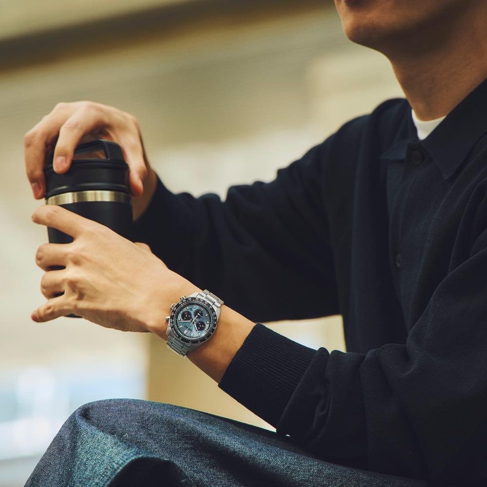 SEIKO セイコー Prospex プロスペックス SPEEDTIMER ソーラー クロノグラフ クリスタルブルー シルバー SBDL109 【安心の3年保証】