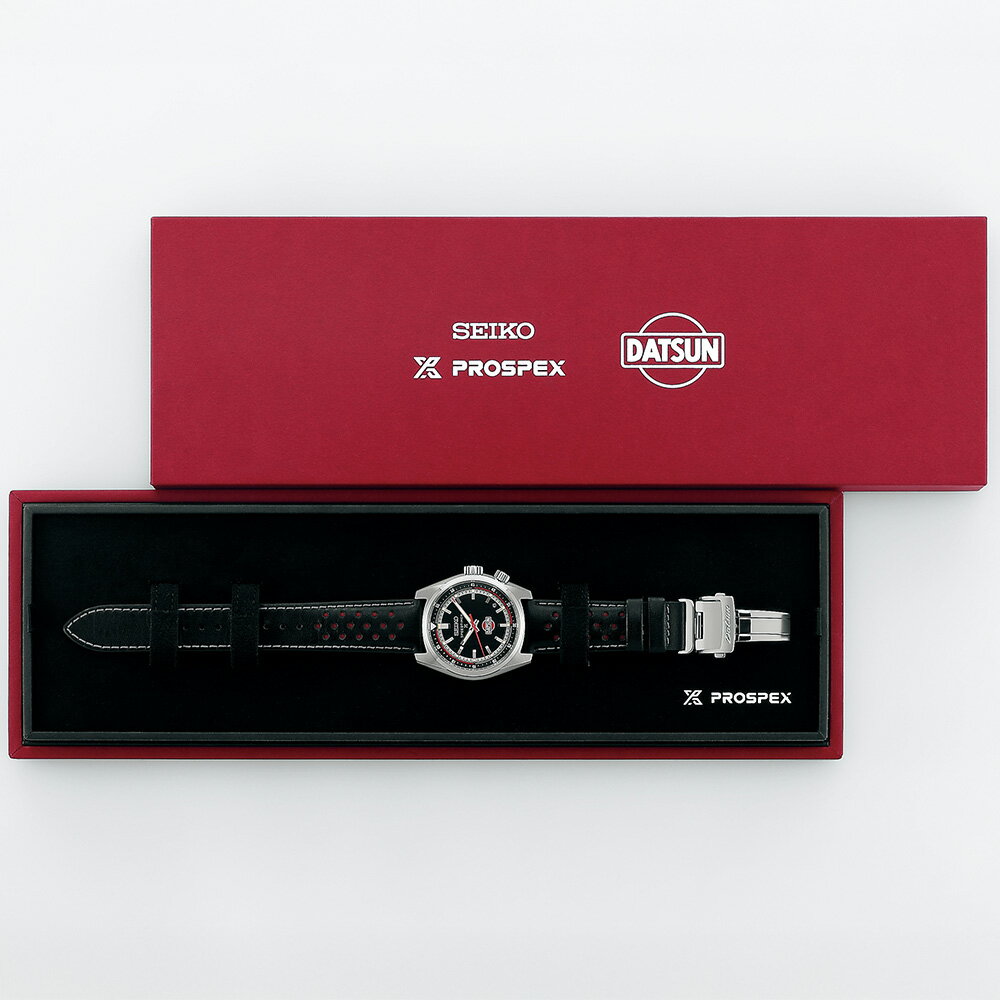 【11日26時まで最大2,000円OFFクーポン！ポイント最大47倍】SEIKO セイコー Prospex プロスペックス SPEEDTIMER ダットサン240Zコラボレーション限定モデル ブラック 世界数量限定4,000本（うち国内1,000本）SBDC219【安心の5年保証】
