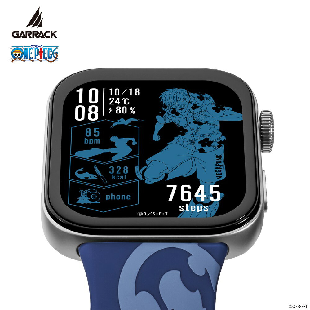 【11日26時まで！最大2,000円OFFクーポン！ポイント最大47倍】GARRACK ギャラック ONE PIECE ワンピース スマートウォッチ サンジモデル 専用BOX入り【安心のメーカー1年保証】HUC-OP-FT3-S　時計 - Image 2
