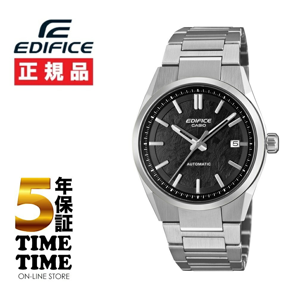 乐天商城 - 【楽天ファッション対象ストア！10％クーポン付】CASIO カシオ EDIFICE エディフィス 自動巻 ブラック EFK-110D-1AJF【安心の5年保証】