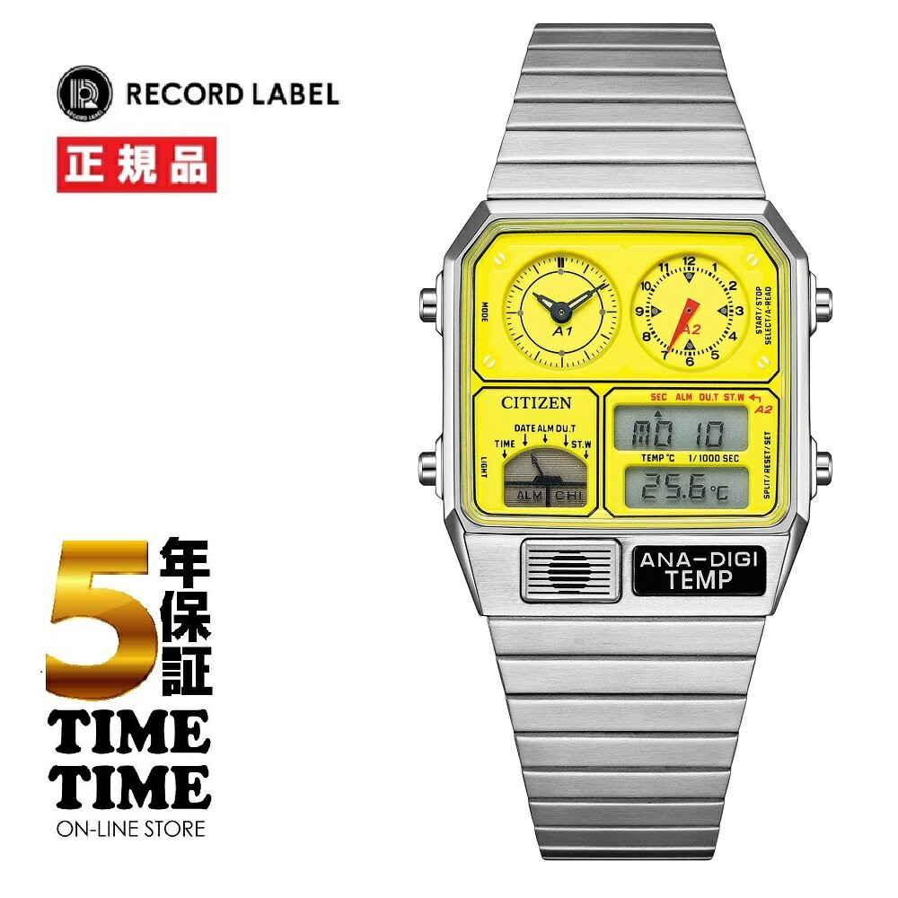 乐天商城 - CITIZEN COLLECTION シチズンコレクション レコードレーベル PLAYGROUND Edition ANA-DIGI TEMP JG2170-59Y【安心の5年保証】