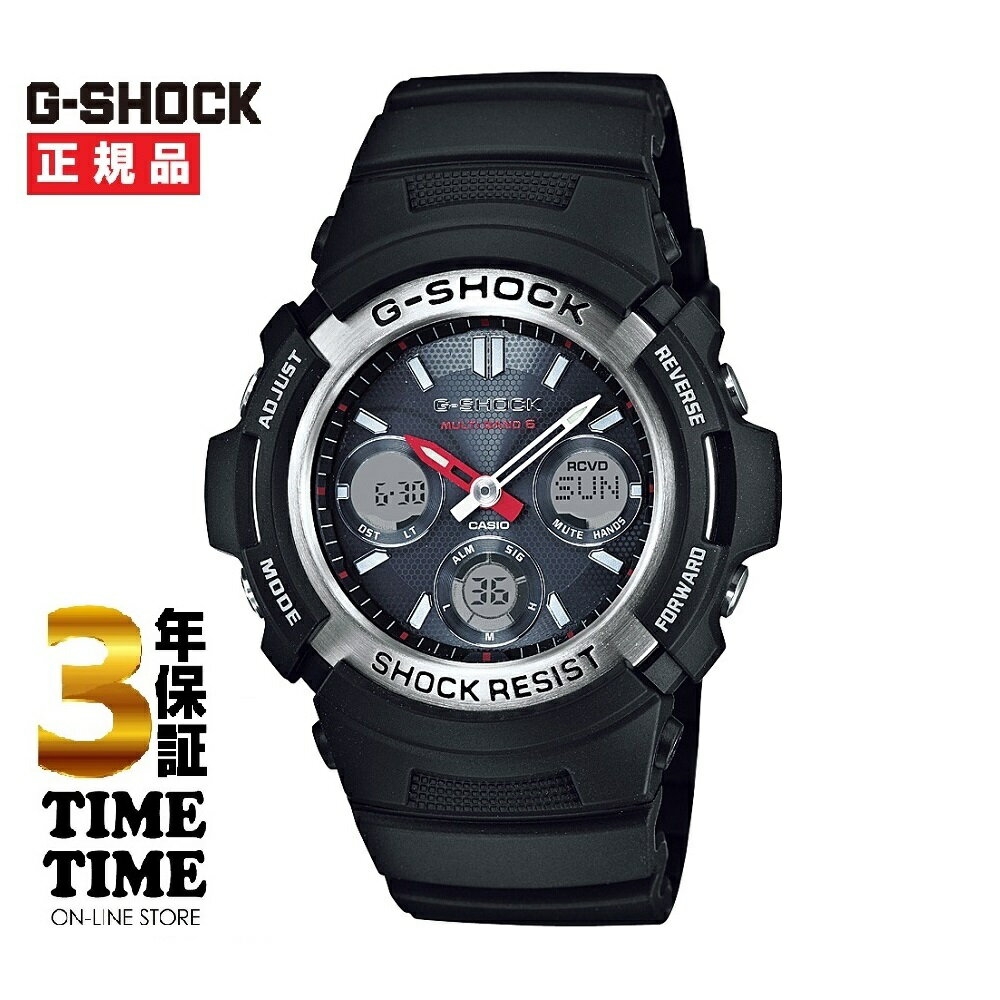 楽天時計専門店タイムタイム【最大2,000円OFFクーポン＆エントリーでポイント最大46倍！】CASIO カシオ G-SHOCK Gショック ソーラー電波 アナデジ ブラック AWG-M100-1AJF 【安心の3年保証】