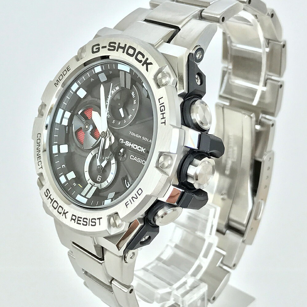 【24日26時まで最大2,000円OFFクーポン！ポイント最大47倍】CASIO カシオ G-SHOCK Gショック GST-B100D-1AJF Bluetooth通信機能搭載【安心の3年保証】