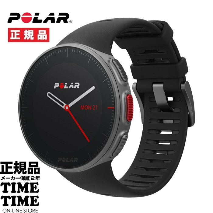 POLAR ポラール VANTAGE V ヴァンテージ V ブラック 90069667 【安心のメーカー1年保証】スマートウォッチ ウェアラブル 心拍計