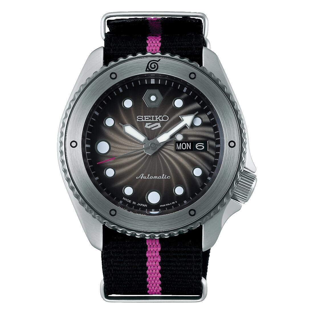 信頼 Seiko 5 Sports セイコー5 スポーツ ナルト ボルトコラボ うずまきボルトモデル Sbsa087 数量限定6 500本 国内1 600本 安心の3年保証 年最新海外 Www Sdtonline Net