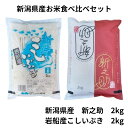 新潟産 お米食べ比べ セット 計4kg 送料無料 新之助 2kg こしいぶき 2kg 白米 単一ブランド米 銘柄米 お米 令和6年産 2024年産