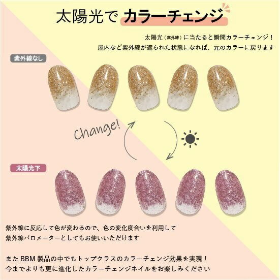 送料無料【メール便】CCPORAPORAカラーチェンジポラポラジェルネイルシール
