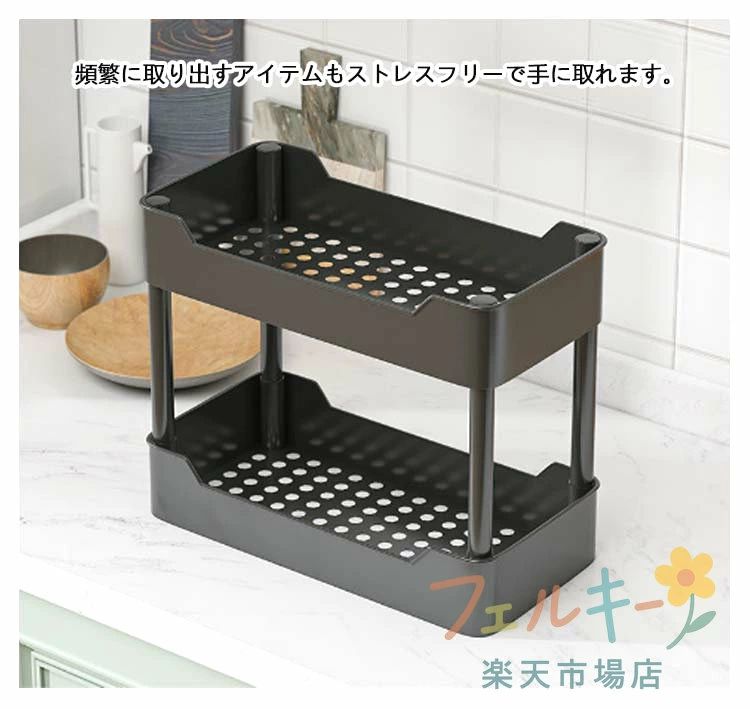 【送料無料】＼2026初売りセール!全品対象発行/ 幅15cm 収納ラック 隙間ラック スリムワゴン キャスター付き コンパクト収納 キッチン 洗面所 冷蔵庫横収納 [3]