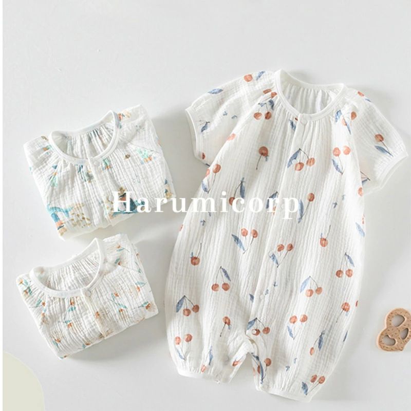 樂天商城 - ベビー ロンパース 新生児 赤ちゃん ベビー服 綿 カバーオール キッズ 半袖 夏 ウサギ 前開き 子供服 女の子 男の子 半そで お部屋着 ルームウェア パジャマ 夏服 退院着 出産祝い ギフト 出産準備 可愛い シンプル コットン 66cm 73cm 80cm 90cm
