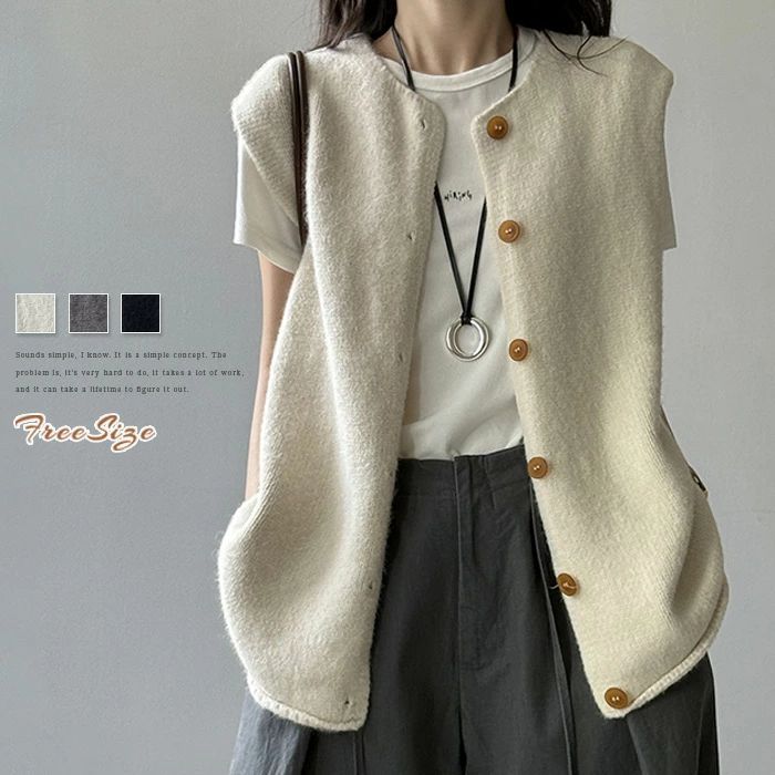 ニット ベスト レディース 春 秋 ファッション ニットベスト 秋冬 きれいめ ニット 無地 トップス ベスト 可愛い おしゃれ ノースリーブ シンプル 無地ベスト プルオーバー カジュアル レイヤード 前開き 通勤 重ね着 サマー ベスト お洒落 送料無料 黒 秋 冬 グレー
