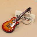 キーホルダー ギター チャーム おしゃれ かっこいい 木 エレキ レディース メンズ 楽器 ギフト