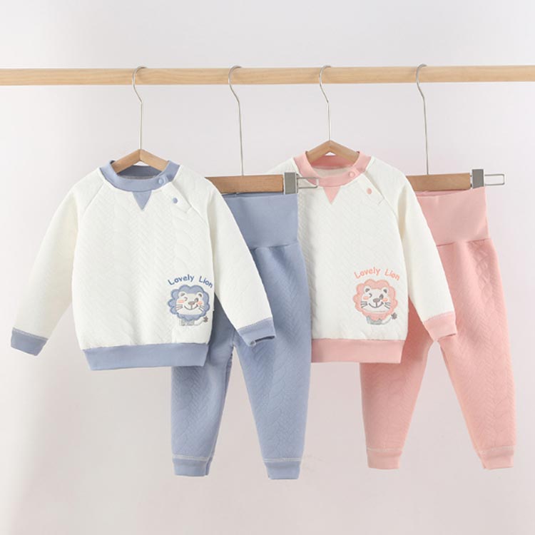 コットン ルームウェア 子供パジャマ パジャマ 上下セット 暖かい 暖かい 冬 ベビーパジャマ 綿入れ 部屋着