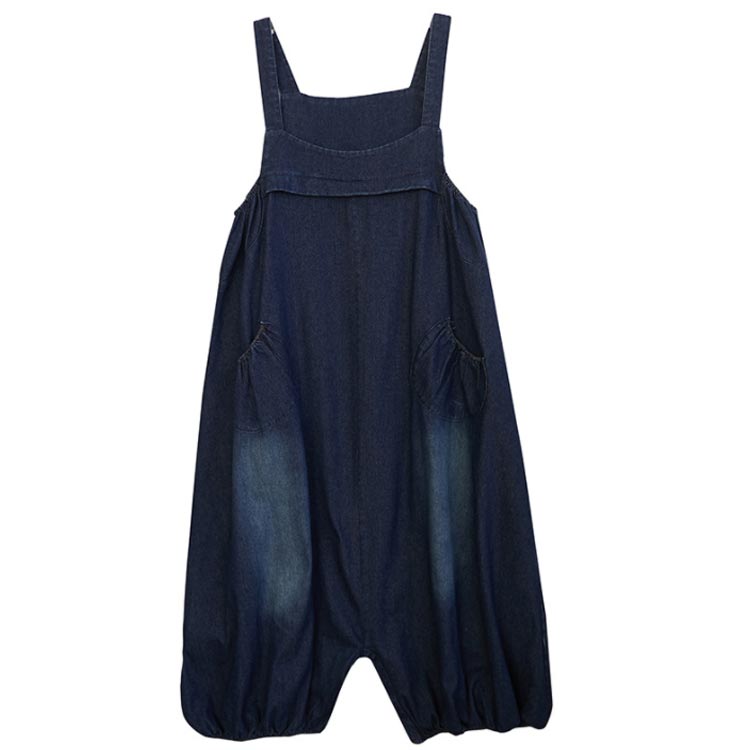 オールインワン パンツ サルエルパンツ デニムパンツ バルーン シルエット サロペット オーバーオール