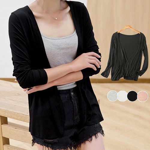 サマー カーディガン レディース 薄手 ミドル丈カーディガン 春夏