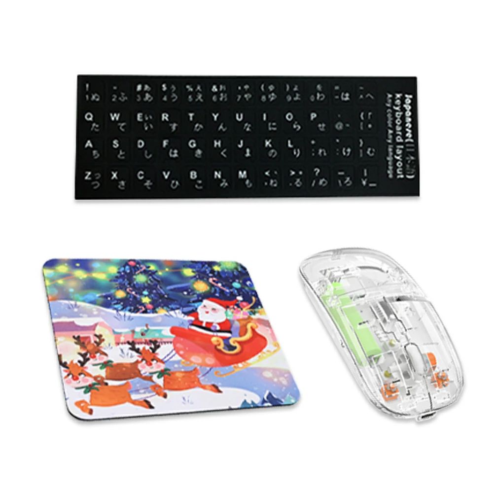 日本語キーボードシール*1+ワイヤレスマウス*1+マウスパッド*1