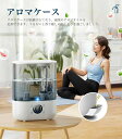 6段階加湿 ミスト3段階 アロマ対応 除菌 加熱式 ハイブリッド式加湿器 卓上 超音波式 上から給水 5L 大容量