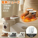 電熱ヒーター 充電式 防寒対策 裏起毛 シューズ 電熱靴 電気シューズ ブーツ 電気 ブーツ 電気ヒーター