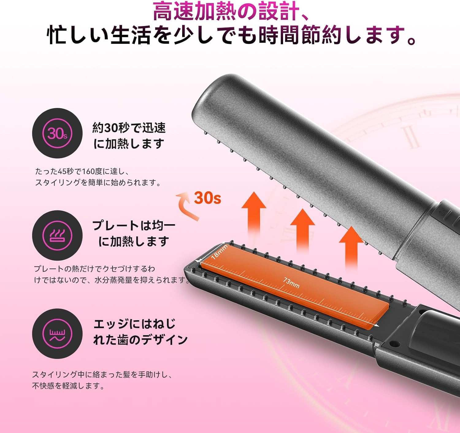 3段階温度調整 MAX200℃ 2way 5000mAh大容量 TYPE-C充電式 65秒で200℃ コードタイプ...