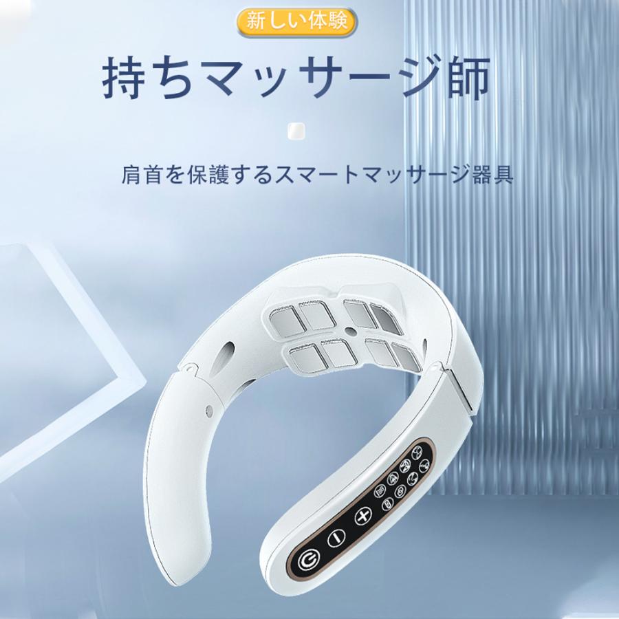 女性 小型 ヒート コードレス マッサージャー 温熱 振動モード ems ミニ 首コリ 肩...
