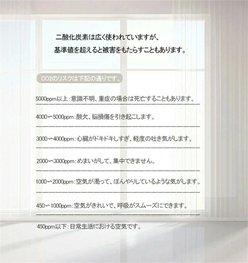 二酸化炭素センサー CO2測定器 co2モニター co2濃度測定器 co2mg co2濃度計 CO2セ...