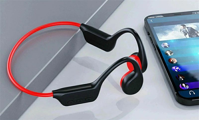 bluetooth イヤホン 骨伝導 ブルートゥース 耳掛け MP3 骨伝導ヘッドホン 防水 IPX...
