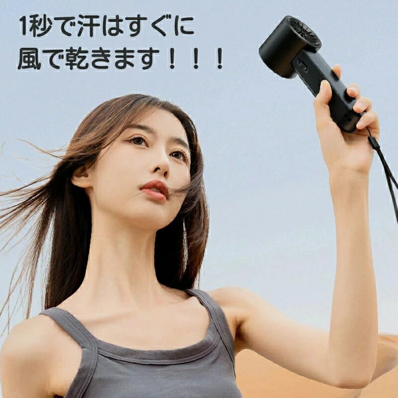 樂天商城 - ハンディ扇風機 LEDデジタル表示 100段階風量 最大15時間動作 4800mAh大容量 冷却プレート クーラー 携帯扇風機
